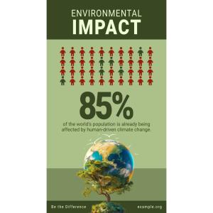 Download or customize this pictograph to illustrate environmental interconnectedness and impact, promoting awareness of sustainable practices.
