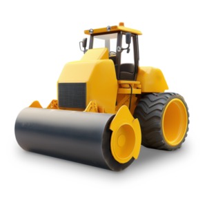Download this compression roller clipart symbolizing efficiency, power, and progress in creating solid foundations and streamlining processes.