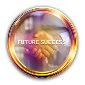 Download or customize with your settings this clipart symbolizing optimism, partnership, and foresight toward future success.