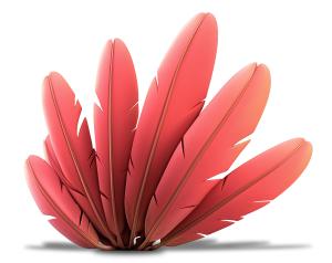 Download this artistic image features vibrant pink feathers, symbolizing Thanksgiving and autumn themes.