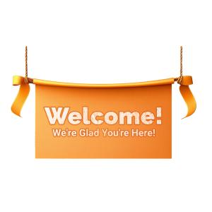 Download or customize this vibrant orange sign clipart with bold white text, perfect for creating eye-catching, easy-to-read messages.