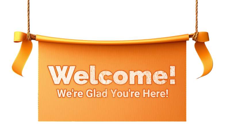 This Presentation Clipart shows a preview of Eye-Catching Orange Sign - Customizable Clipart