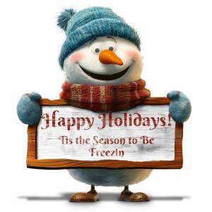 Download this cheerful customizable snowman clipart to add warmth and festivity to your winter projects, spreading joy and positivity this season.