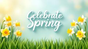 Brighten your slides with this cheerful spring daffodil PowerPoint background—perfect for seasonal events, education, or marketing themes.