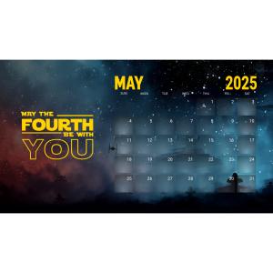 May the Fourth Calendar - Editable Calendar - easily change the Month and the Year