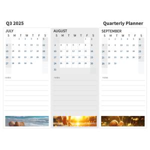 Edit and download this Q3 2025 Quarterly Planner image to using in digital designs or print out a physical copy.