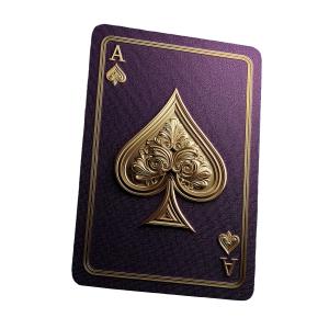Download this luxury ace of spades playing card clipart for casino night, gambling-themed, or victory-inspired PowerPoint presentations.