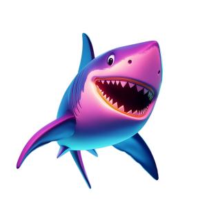 Use this playful shark clipart in PowerPoint to create fun, educational ocean-themed slides for kids on marine life, exploration, or conservation.