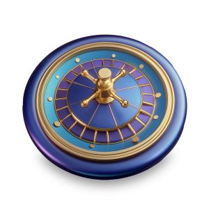 Use this roulette wheel clipart in PowerPoint to highlight themes of chance, decision-making, and financial risk in business or casino presentations.