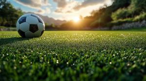 Use this soccer ball field background for teamwork, sports, or fitness presentations. A peaceful design perfect for outdoor activity themes.