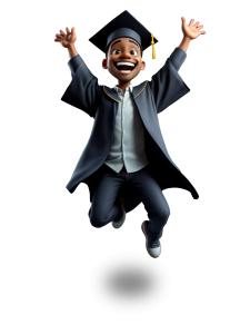 Celebrate academic achievement with graduation clipart—perfect for school ceremonies, educational milestones, and motivational presentations.