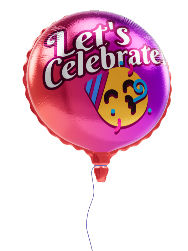 This Presentation Clipart shows a preview of Customizable Party Balloon Clipart for Presentations and Celebrations