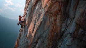 Download this adventurous rock climbing presentation clipart to inspire your audience with themes of exploration and risk-taking.

