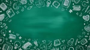 Download this playful Classroom Chalkboard Doodles presentation clipart to inspire creativity in educational slides.

