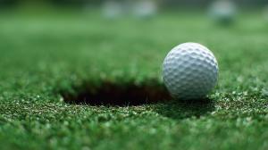 Download this dynamic golf ball presentation clipart to enhance your sports-themed slides.