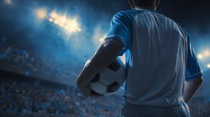 Download this dynamic soccer player presentation clipart to energize your sports-themed slides.