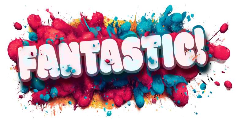 This Presentation Clipart shows a preview of Paint Splatter Callout Clipart - Customizable