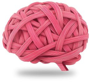 Download this vibrant brain presentation clipart to symbolize creativity and complexity in your slides.