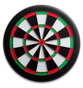 Classic dartboard target with scoring rings. Perfect for goals, accuracy, competition, strategy, and success themes.
