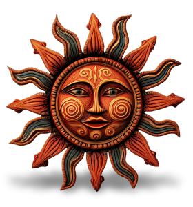 Download this captivating sun face presentation clipart to infuse warmth and positivity into your slides.Title: Sun Face Clipart