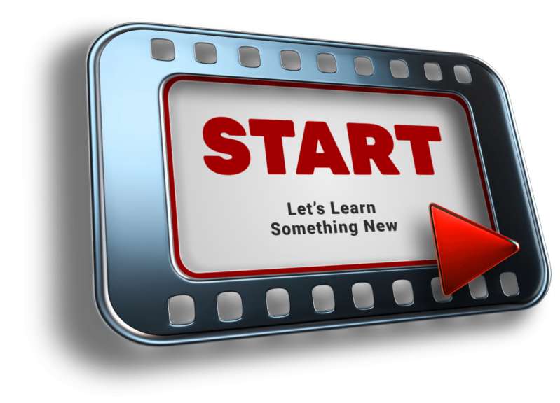 This Presentation Clipart shows a preview of Customizable Play Video Frame Clipart – Interactive Learning Design