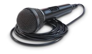 Professional microphone clipart symbolizing speech and communication. Perfect for PowerPoint presentations on public speaking, education, or corporate events.