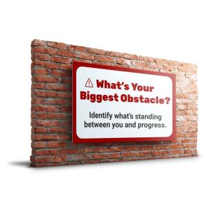 Use this customizable brick wall obstacle clipart to spark reflection and storytelling in your presentation. Edit the sign text and add it to any PowerPoint.