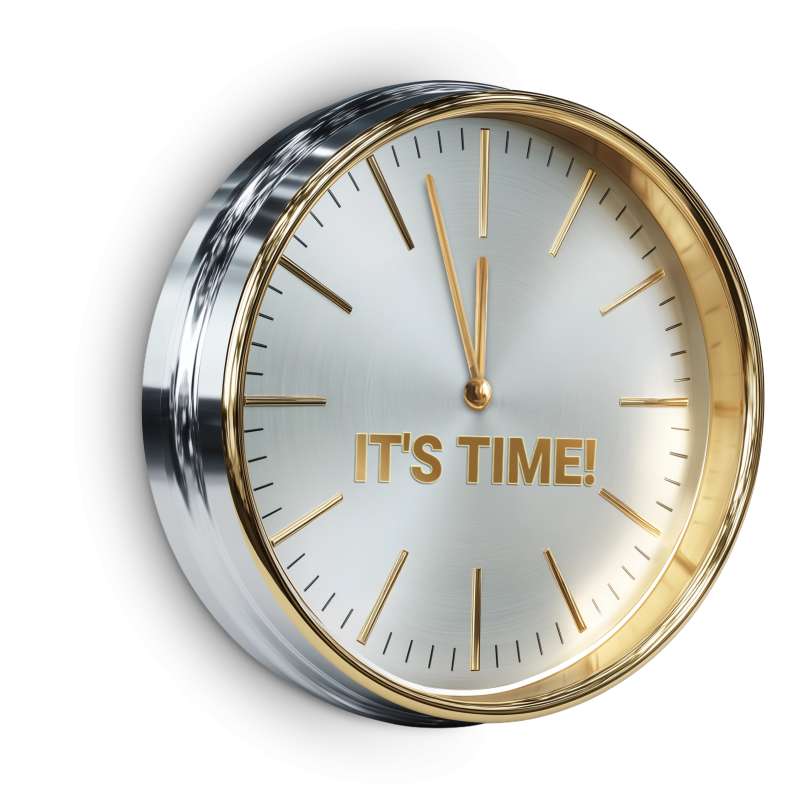 This Presentation Clipart shows a preview of clock face customizable