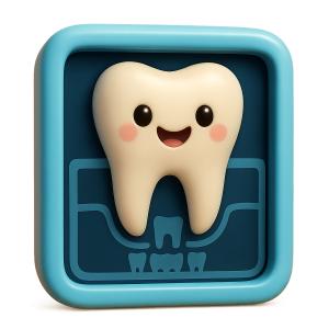 Download this friendly dental x-ray presentation clipart to make dental health fun and engaging for all ages.