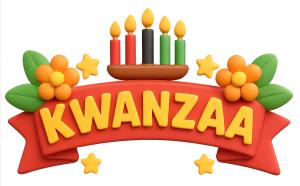 Download this festive Kwanzaa presentation clipart to celebrate the holiday spirit in your slides.