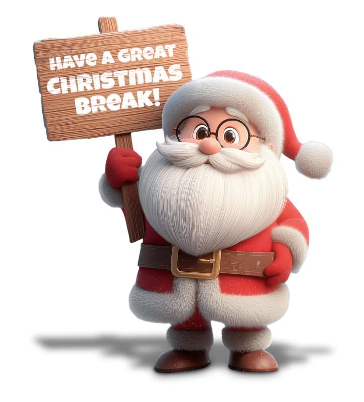 This Presentation Clipart shows a preview of Santa Claus Holiday - Customizable Clipart