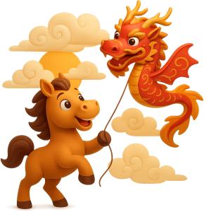 Download this joyful horse presentation clipart to bring playfulness to your slides.