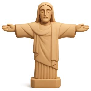 Download this vibrant Christ the Redeemer Presentation Clipart for creative and engaging presentation design.Title: cartoon style christ redeemer