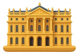 Download this bright Palace of Versailles Presentation Clipart for engaging visual storytelling in your presentation design.