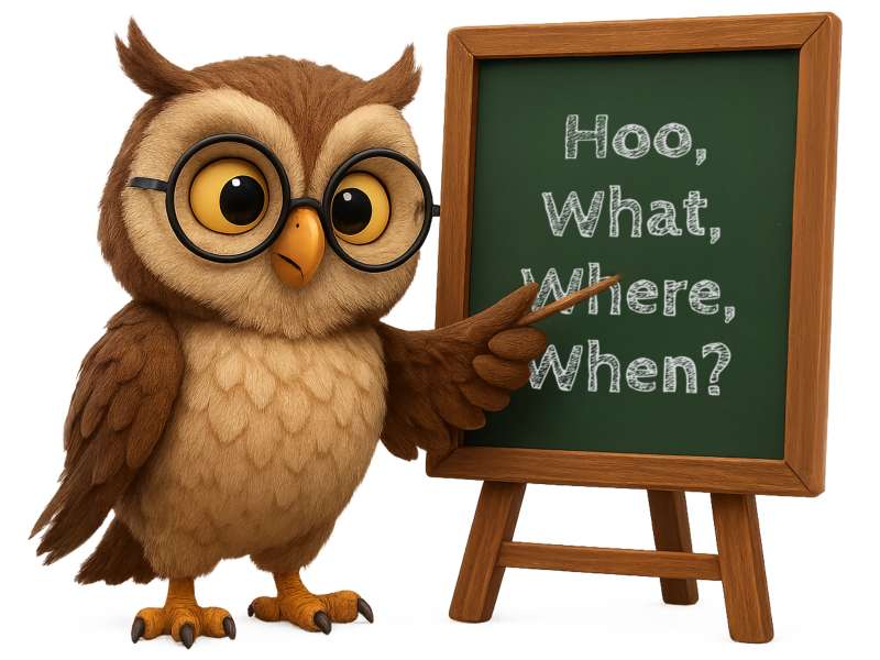 This Presentation Clipart shows a preview of Cheerful Owl Custom Chalkboard