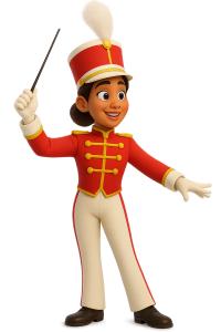 Download this conductor clipart to enhance your presentation design with engaging visuals that celebrate music and teamwork.