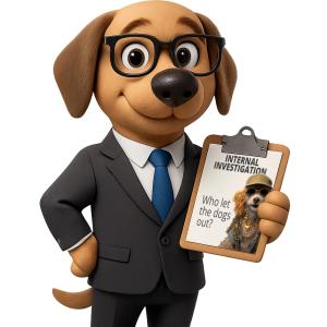 Download this Dog Manager Presentation Clipart for engaging workplace themes and fun visuals in your presentation design.