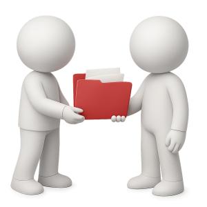 Download this stick figures folder exchange Presentation Clipart for effective teamwork visuals in your presentation design.