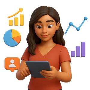 Download this Presentation Clipart to enhance your design and illustrate customer behavior tracking effectively.