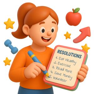 Download this Presentation Clipart to inspire goal-setting and personal development in your presentation design.