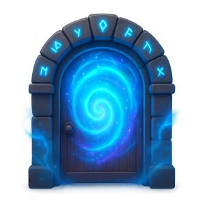Download this magical portal door for your Presentation Clipart collection to enhance fantasy-themed presentation designs.