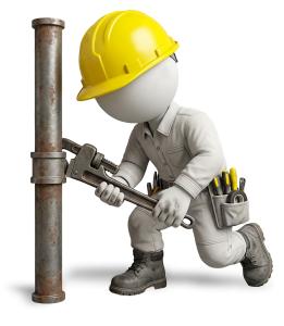 Download this Presentation Clipart to enhance your plumbing and construction presentation designs with engaging visuals.