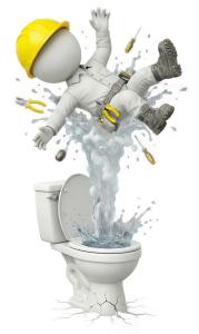 Download this Presentation Clipart to add humor to your plumbing-related presentations and engage your audience with relatable visuals.