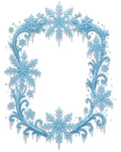 Download this elegant ice border frame for your presentation design, perfect for winter or holiday themes in Presentation Clipart.