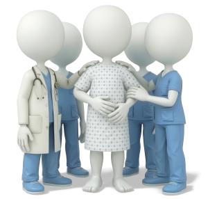 Download this Presentation Clipart to enhance your healthcare presentations with visuals that emphasize teamwork and patient care.