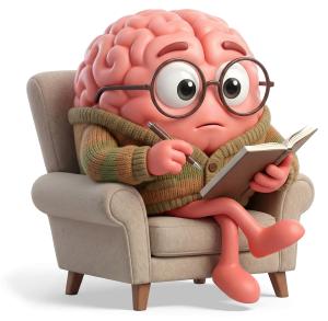 Download this Presentation Clipart to enhance your mental health presentations with a friendly brain character.