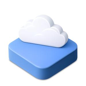 Download this Presentation Clipart to enhance your design with a cloud node icon, perfect for tech-related presentations.
