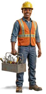 Download this Presentation Clipart to illustrate the journey of an apprentice in your presentation design.