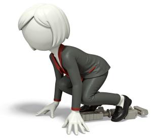 Download this Presentation Clipart to illustrate business competition and strategy in your presentation design.