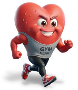 Download this Presentation Clipart to enhance your fitness-themed presentations and promote heart health effectively.